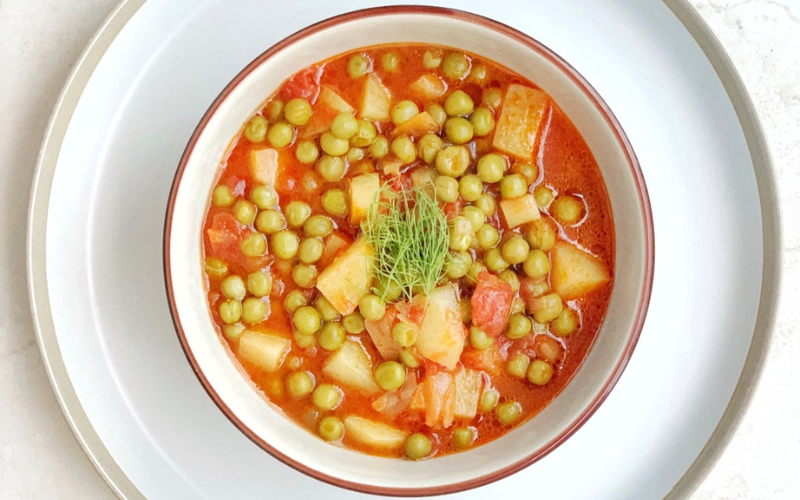 Levanter Vegan Dish 2: Green Peas