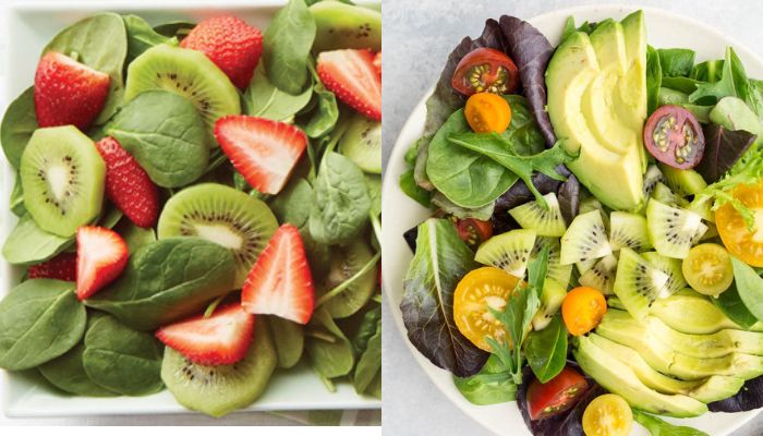 Kiwi Spinach Summer Salad - Kivili Ispanaklı Yaz Salatası Recipe